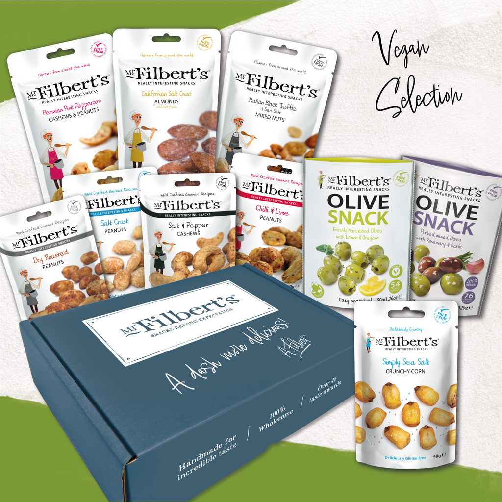 Mr Filbert's Vegan Selection [ 10 Snacks ]