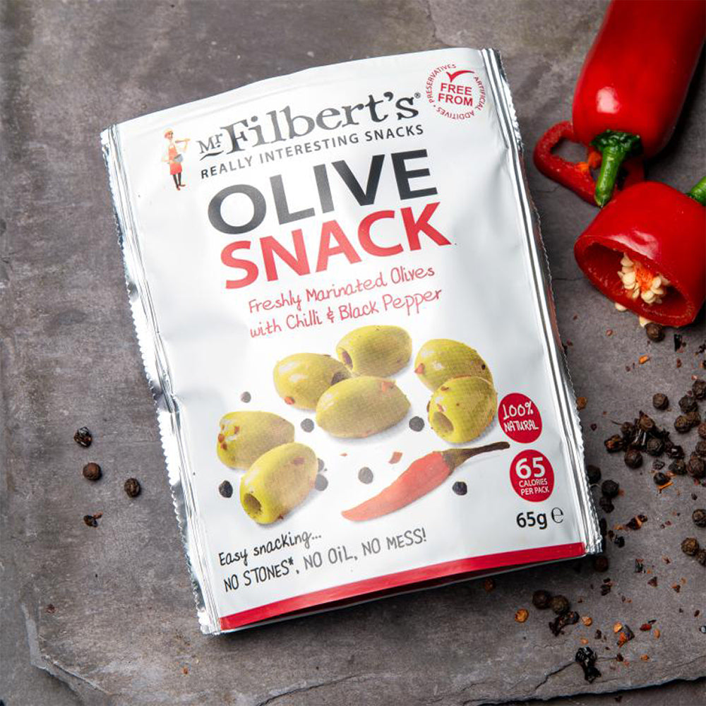 Green Olives with Chilli & Black Pepper
